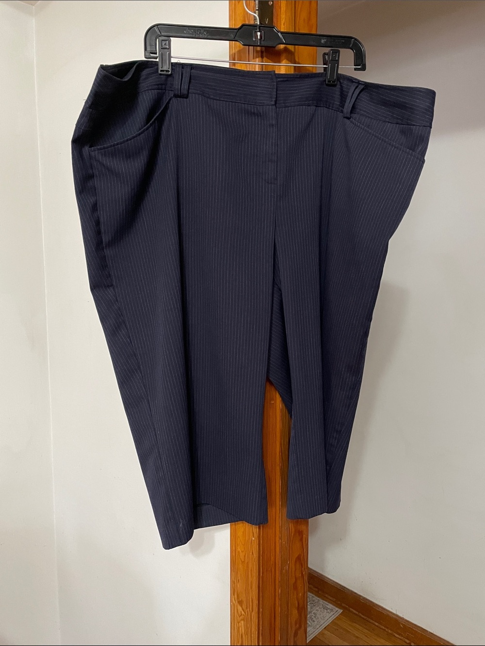 torrid Navy Pinstripe Skirted Pants